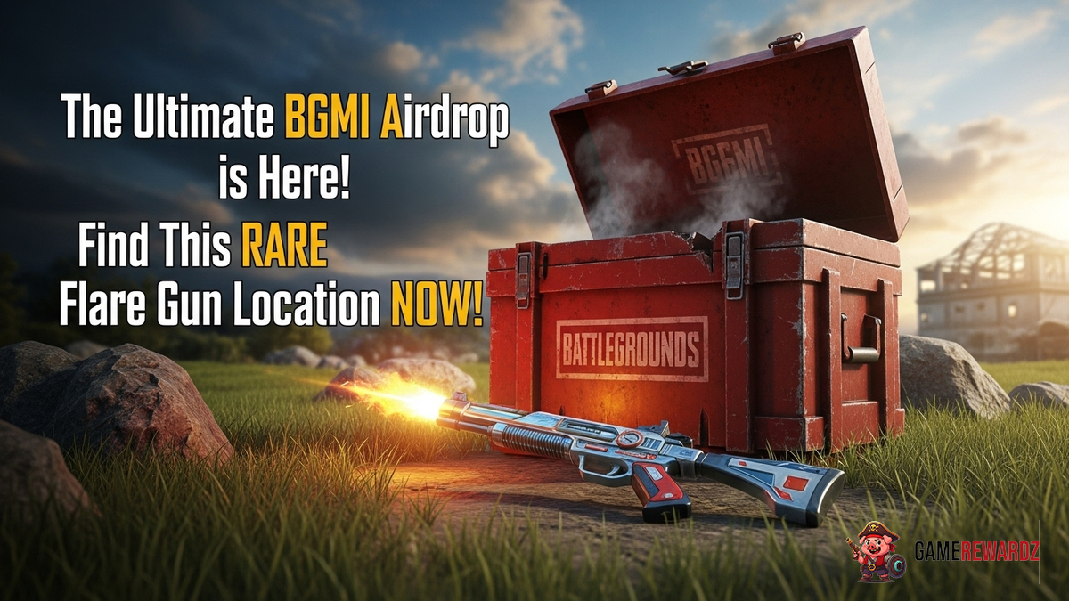 The Ultimate BGMI Airdrop is Here! Find This RARE Flare Gun Location NOW!